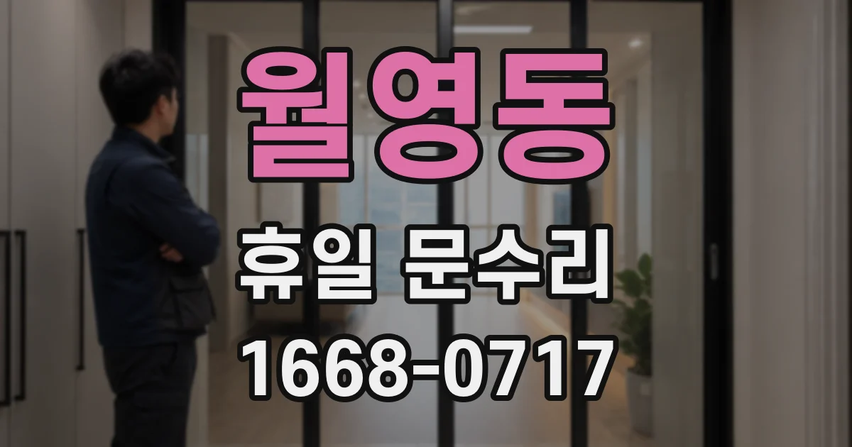 월영동 휴일 문수리