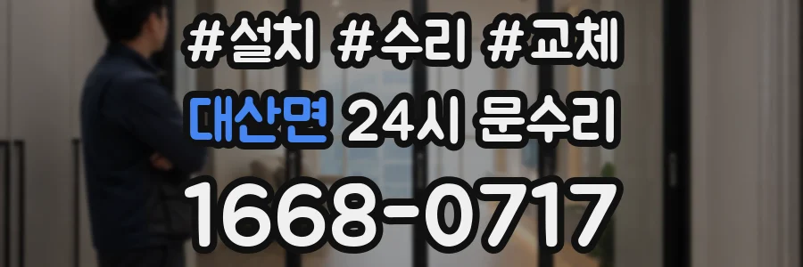 대산면 24시 문수리
