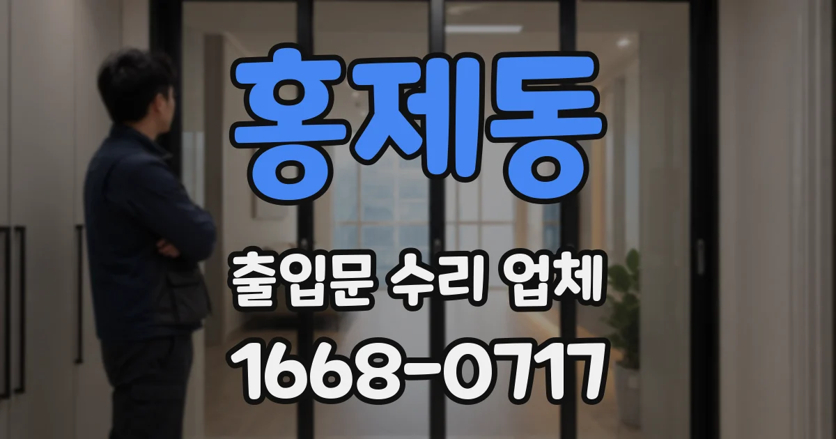 홍제동 출입문 수리 업체
