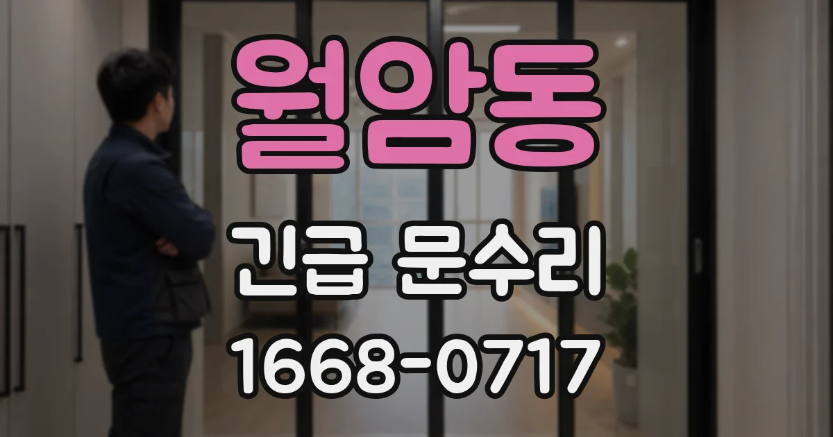 월암동 긴급 문수리