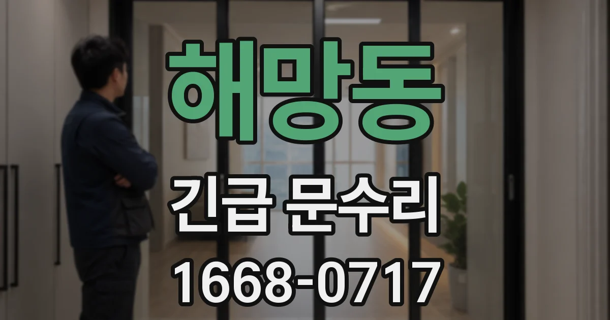 해망동 긴급 문수리