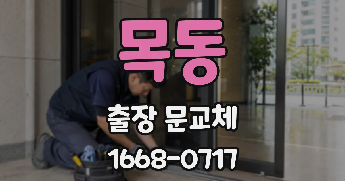 목동 출장 문교체