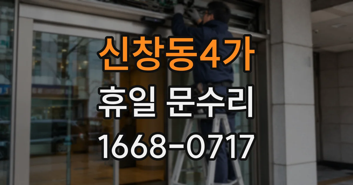 신창동4가 휴일 문수리