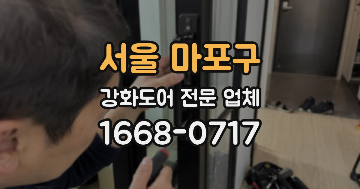 서울 마포구 강화도어 전문 업체