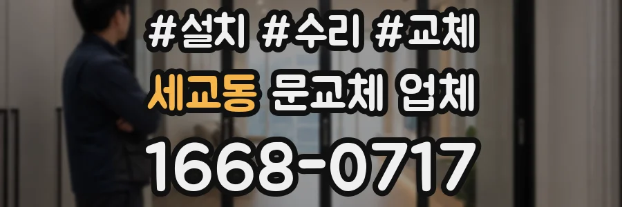세교동 문교체 업체