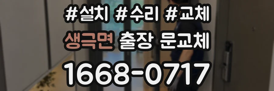 생극면 출장 문교체