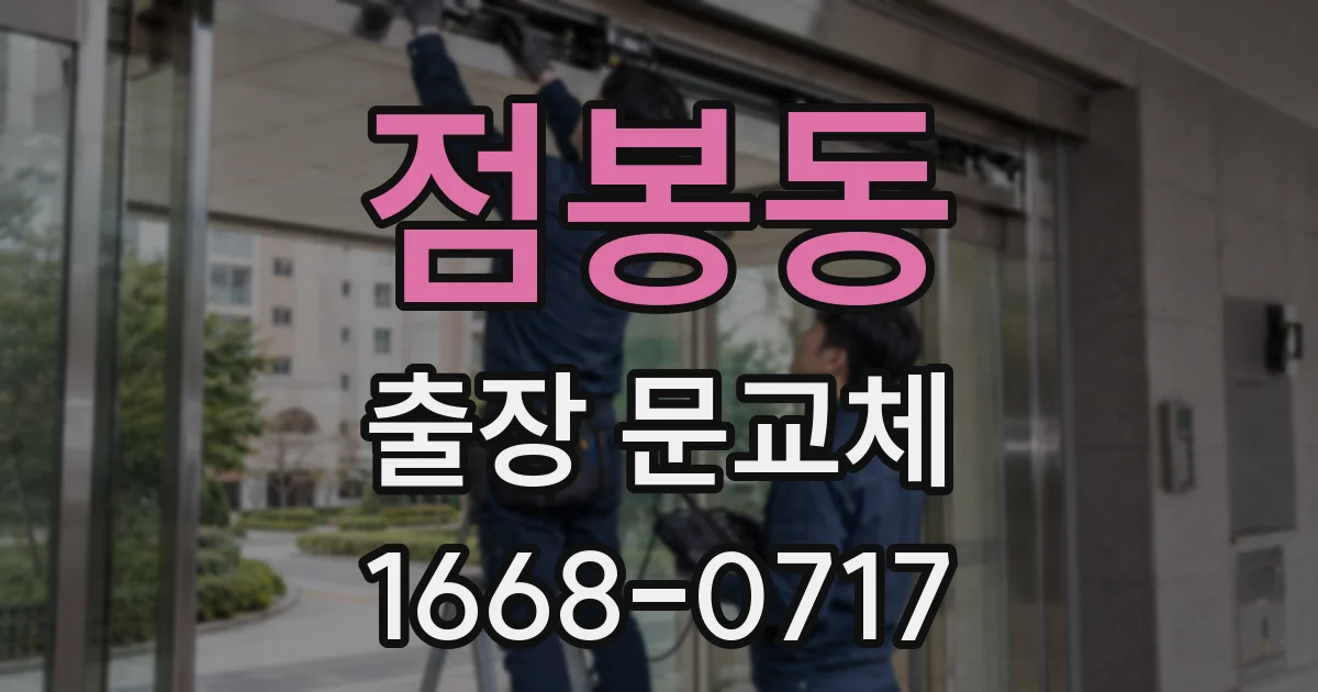 점봉동 출장 문교체