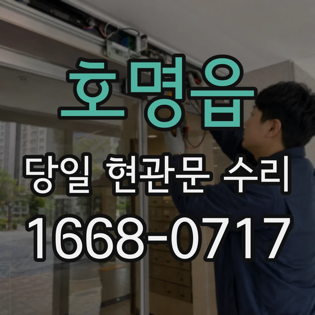 호명읍 당일 현관문 수리