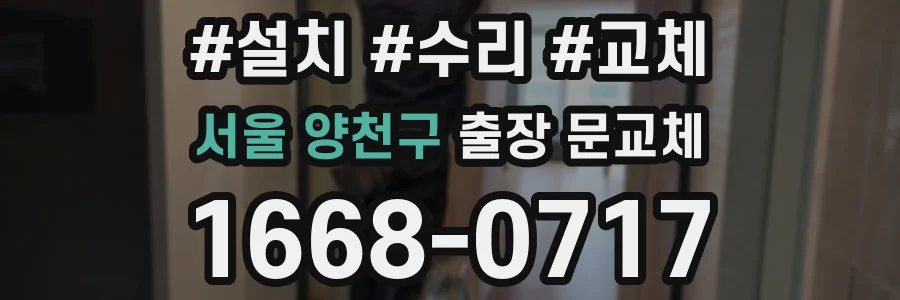 서울 양천구 출장 문교체