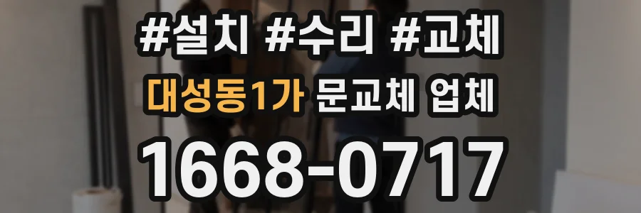 대성동1가 문교체 업체