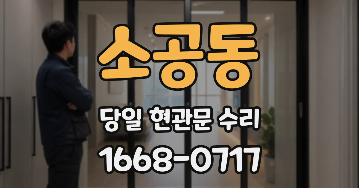소공동 당일 현관문 수리