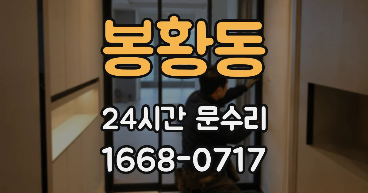 봉황동 24시간 문수리
