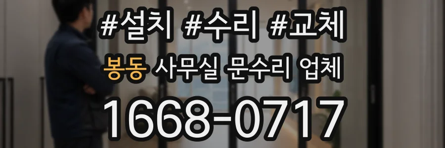 봉동 사무실 문수리 업체