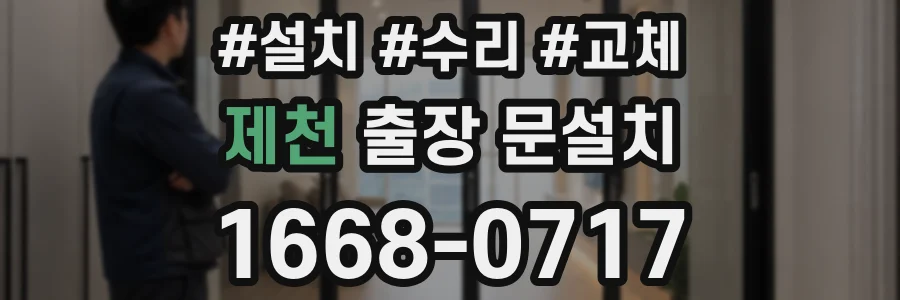 제천 출장 문설치