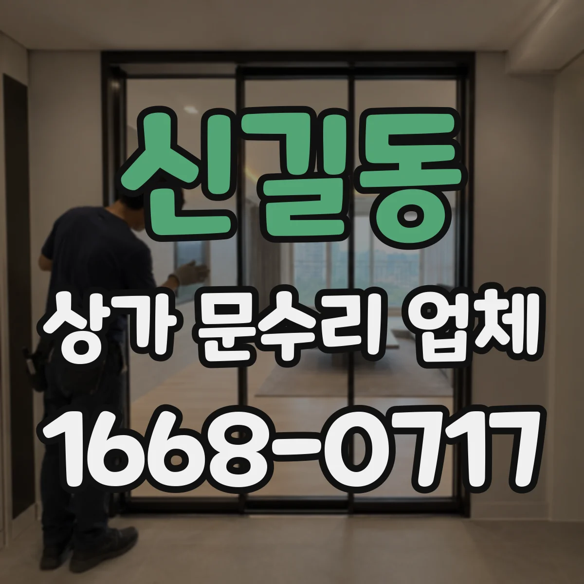 신길동 상가 문수리 업체