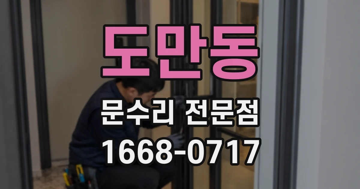 도만동 문수리 전문점