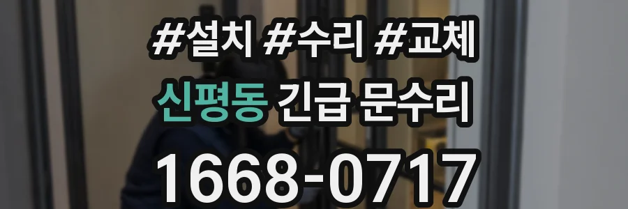 신평동 긴급 문수리