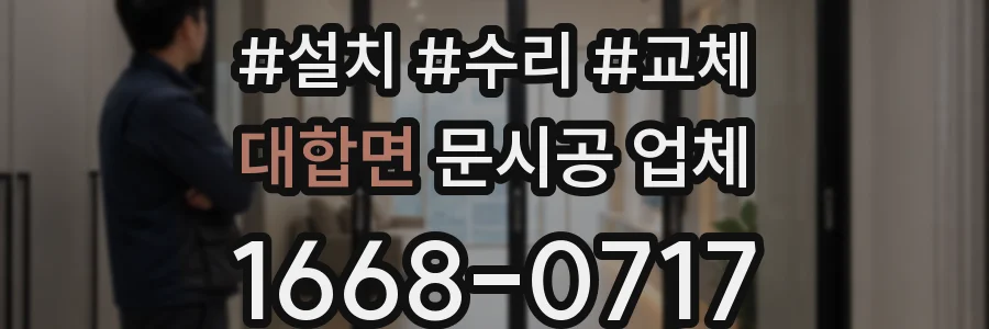 대합면 문시공 업체