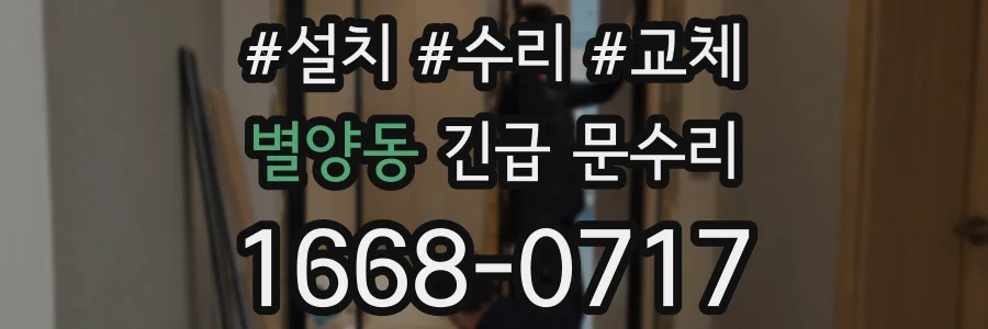 별양동 긴급 문수리