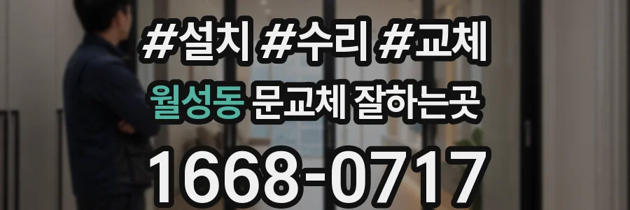월성동 문교체 잘하는곳