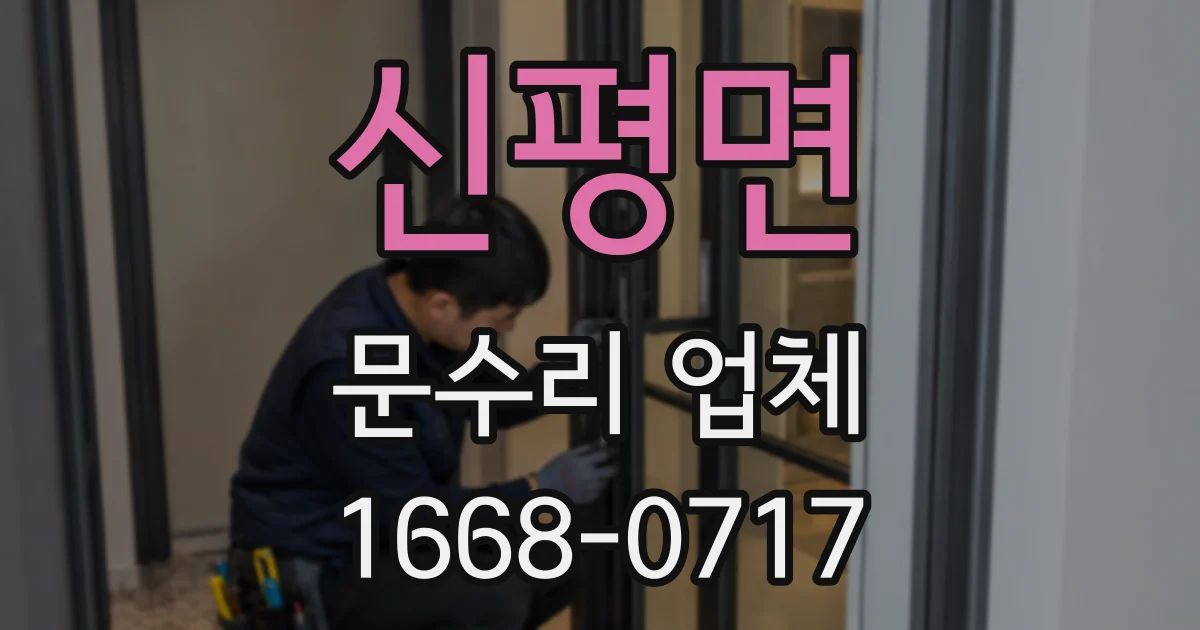 신평면 문수리 업체