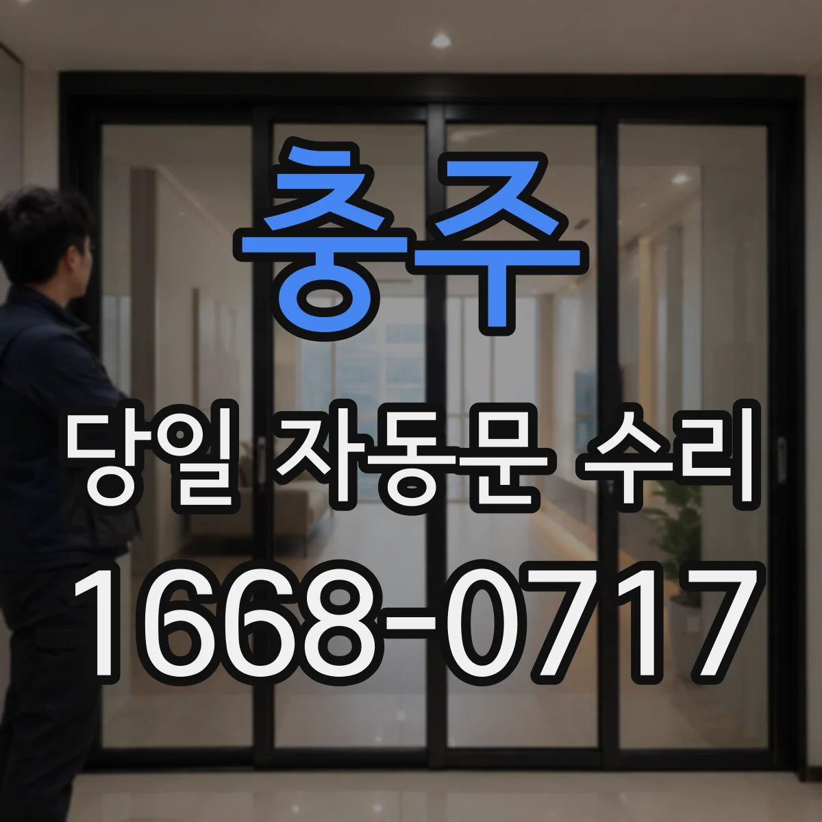 충주 당일 자동문 수리 폴딩·접힘식 자동문 상태점검 후 당일 조정