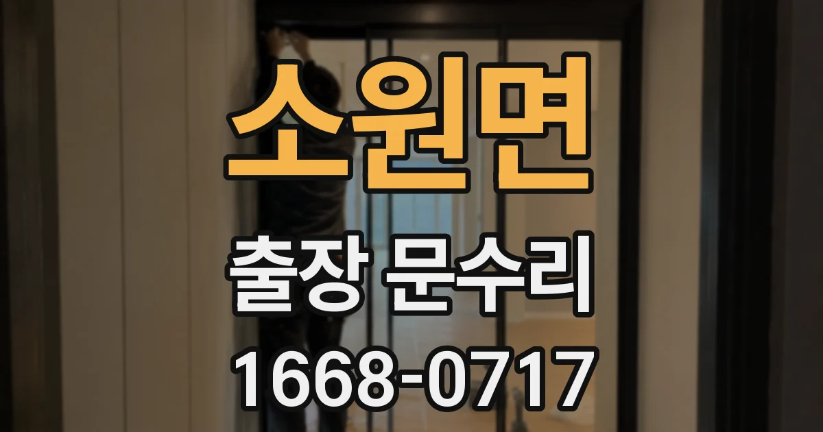 소원면 출장 문수리