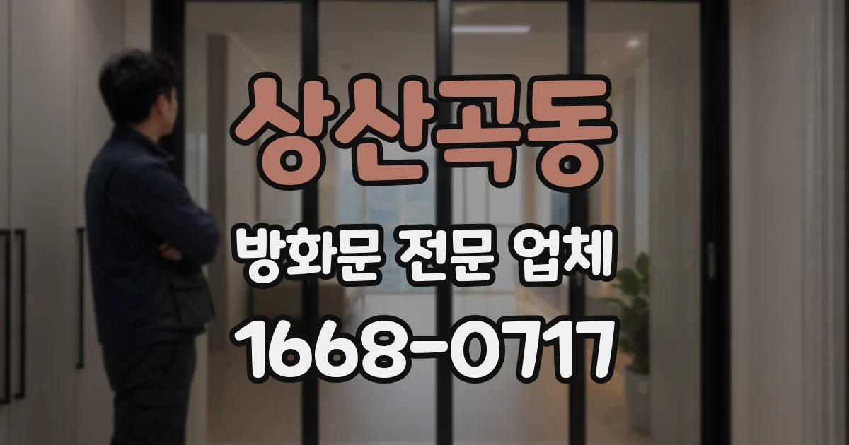 상산곡동 방화문 전문 업체