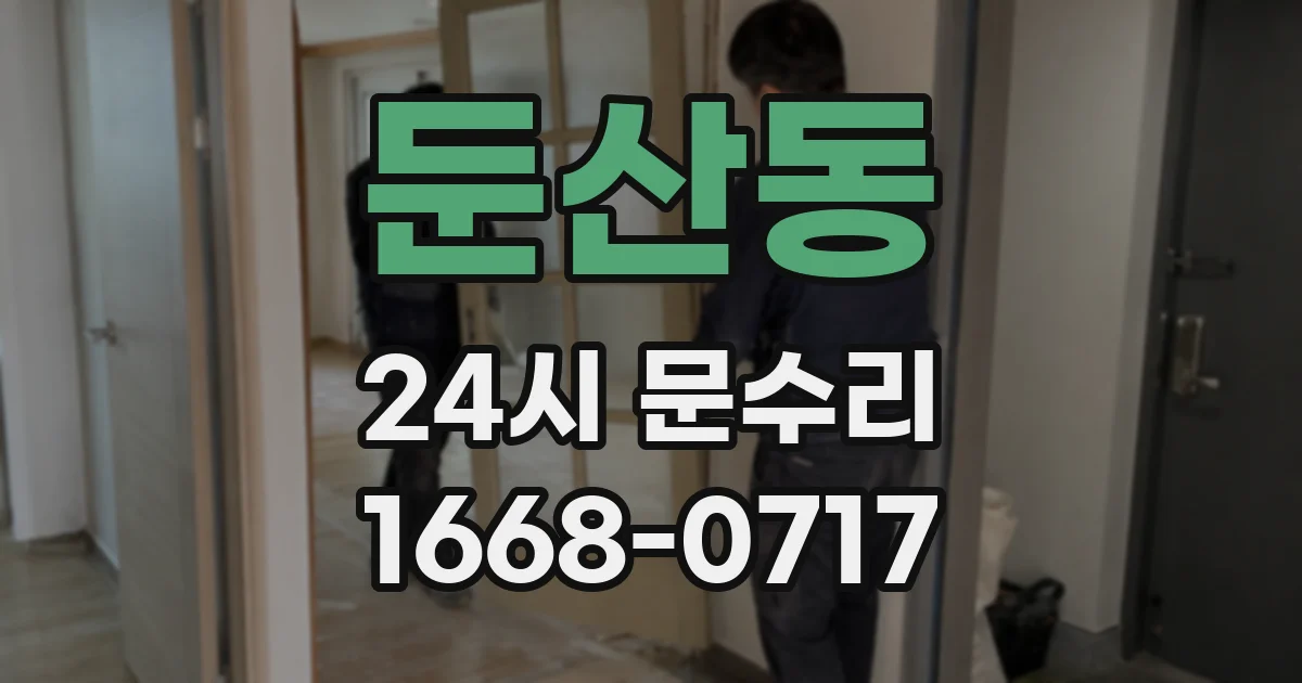 둔산동 24시 문수리
