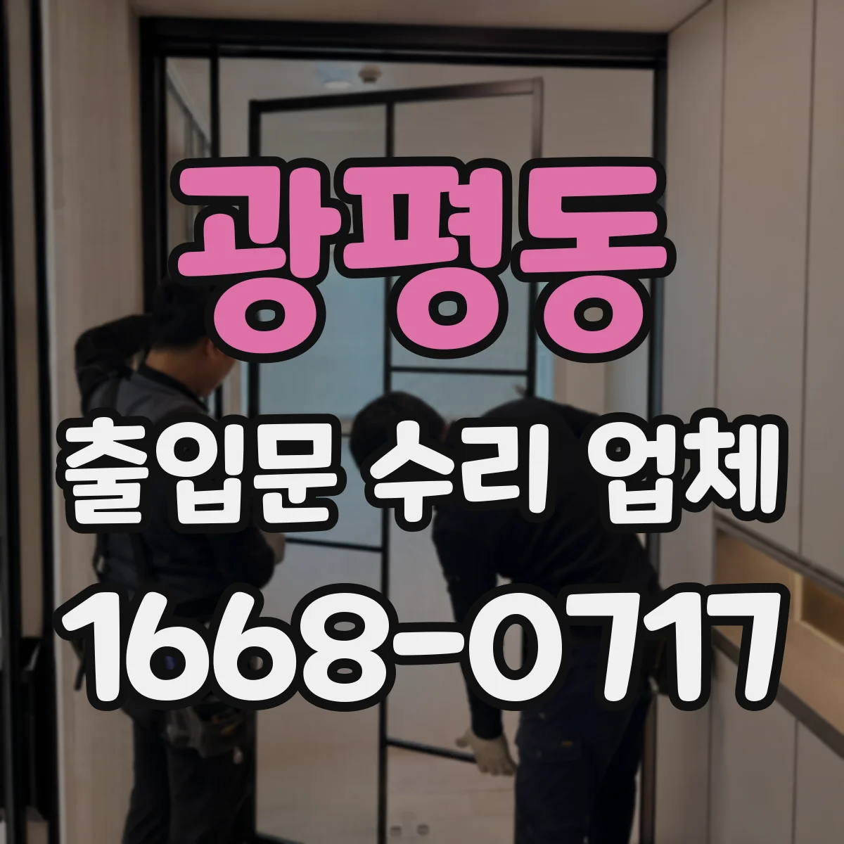 광평동 출입문 수리 업체