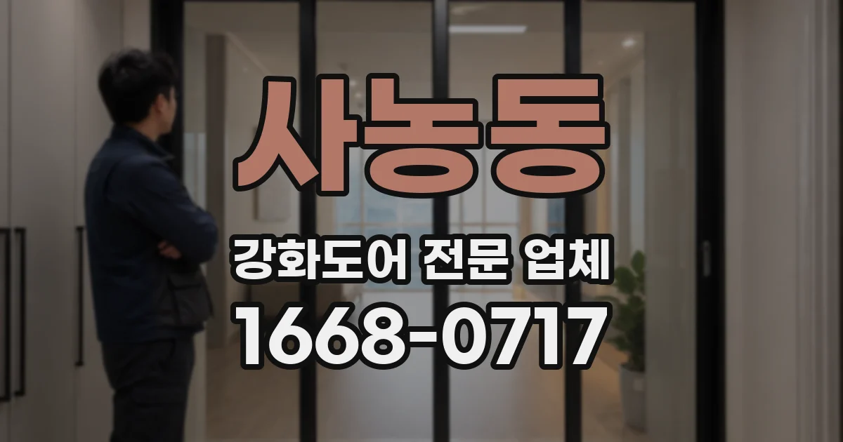 사농동 강화도어 전문 업체