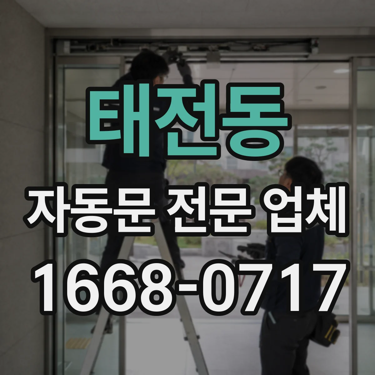 태전동 자동문 전문 업체