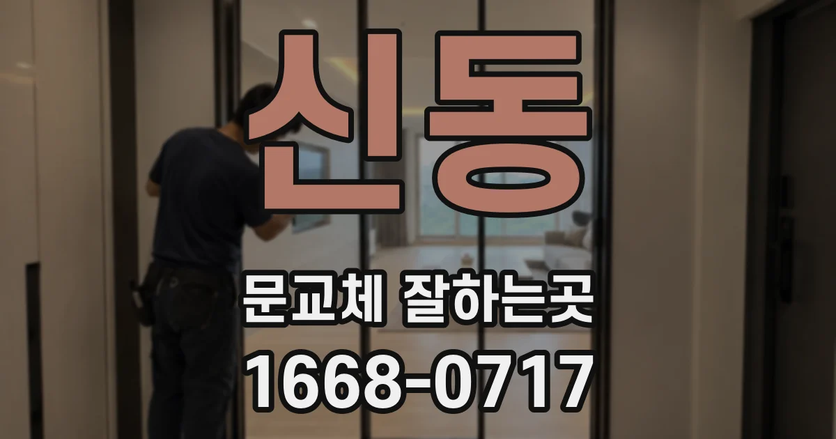 신동 문교체 잘하는곳