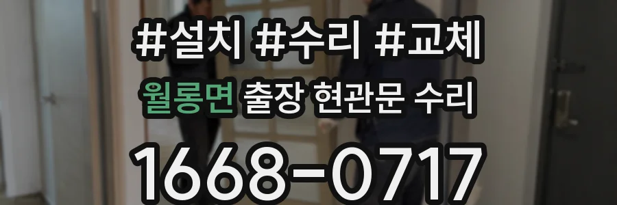 월롱면 출장 현관문 수리