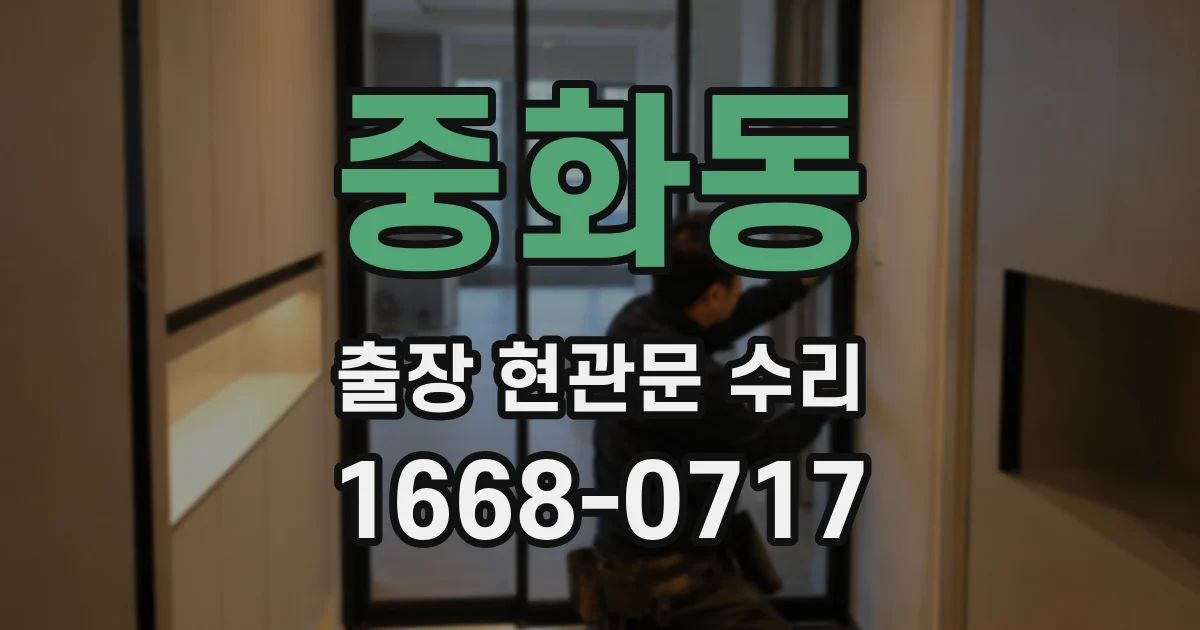 중화동 출장 현관문 수리