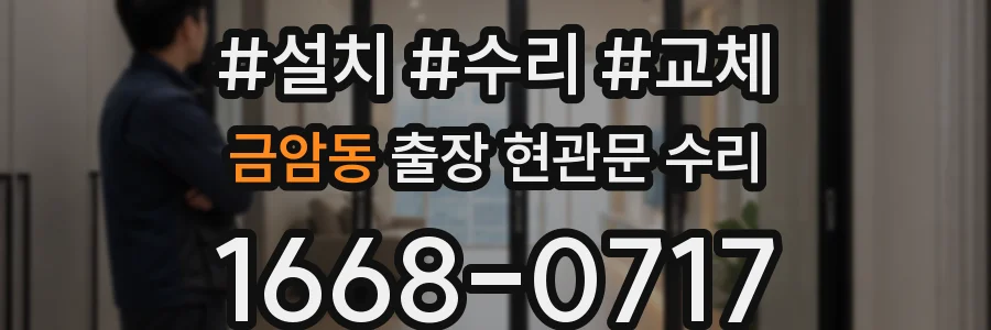 금암동 출장 현관문 수리