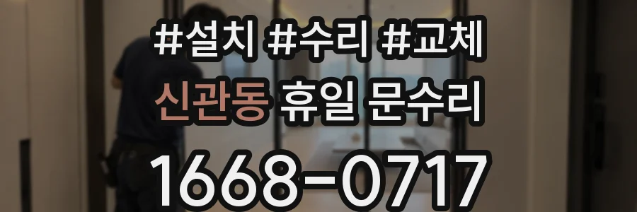 신관동 휴일 문수리