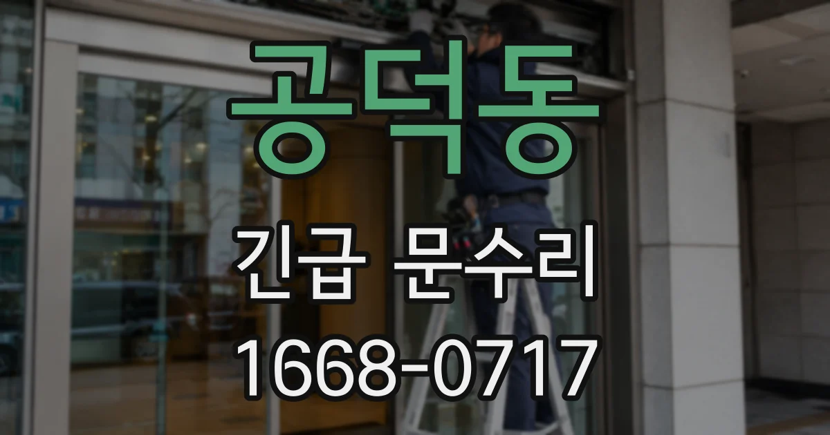 공덕동 긴급 문수리