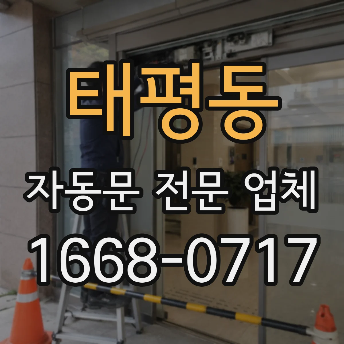 태평동 자동문 전문 업체