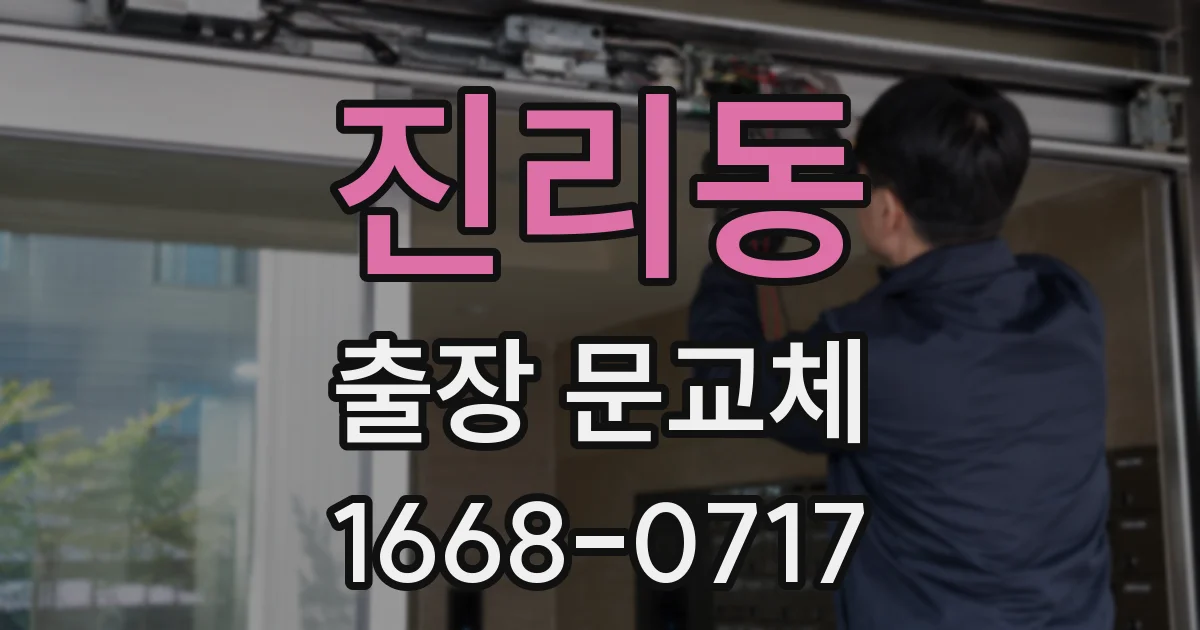진리동 출장 문교체