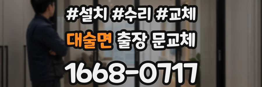 대술면 출장 문교체