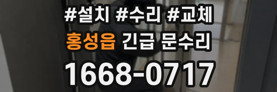 홍성읍 긴급 문수리