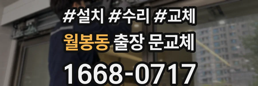 월봉동 출장 문교체