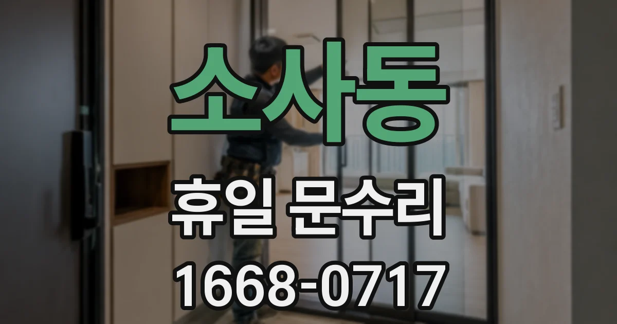 소사동 휴일 문수리