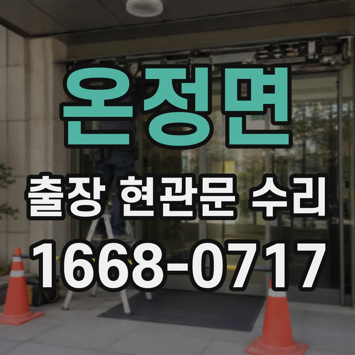 온정면 출장 현관문 수리