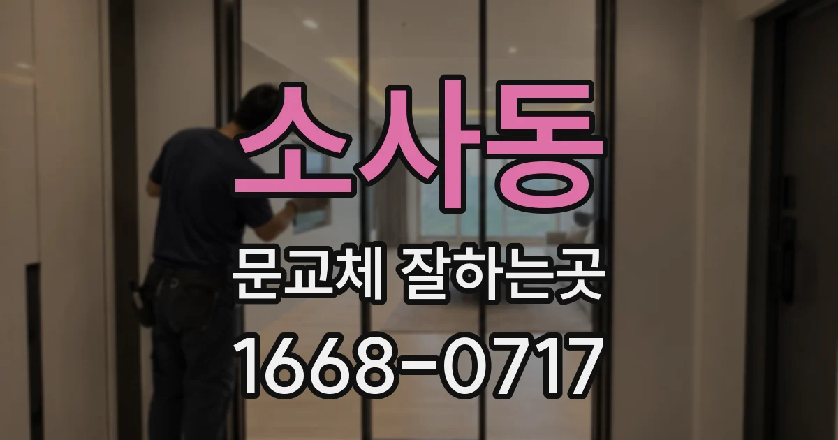 소사동 문교체 잘하는곳