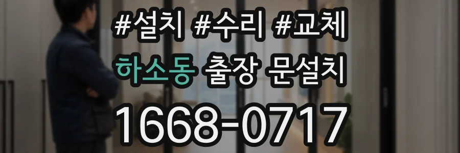 하소동 출장 문설치