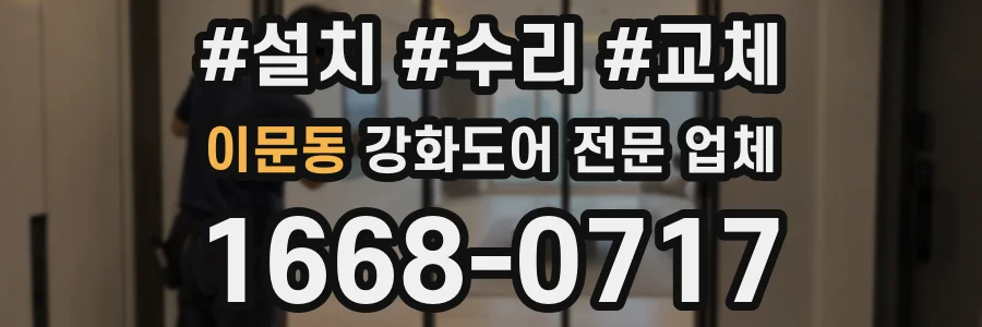 이문동 강화도어 전문 업체