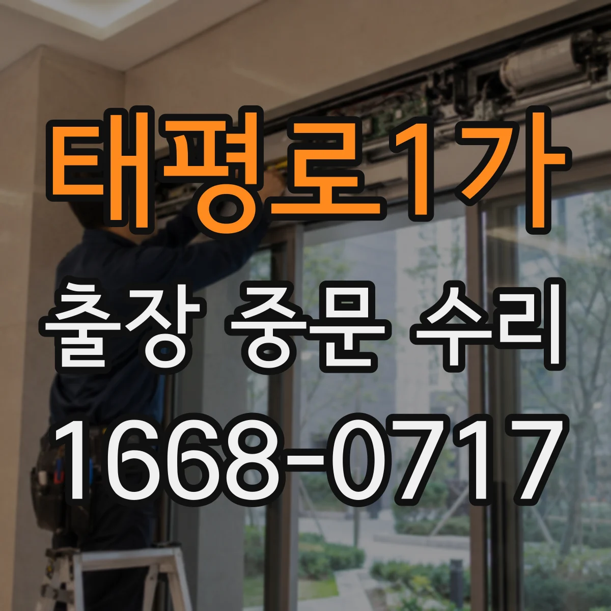 태평로1가 출장 중문 수리