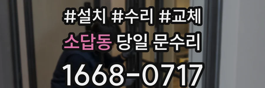 소답동 당일 문수리